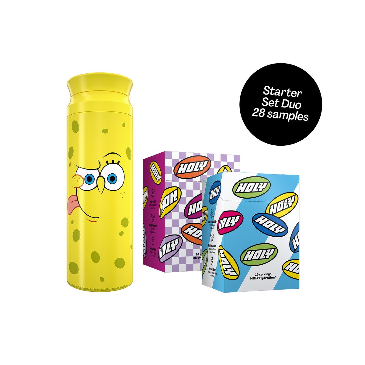 Starter Set Duo (Hydration x Iced Tea) + SpongeBob Thermo Shaker